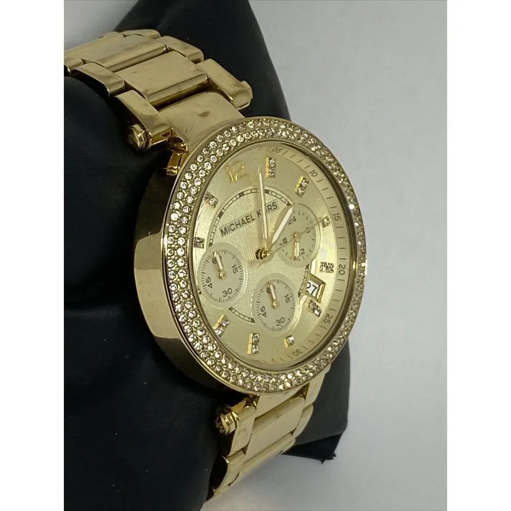 Michael Kors Parker MK5354 Women Stainless Steel Analog Dial Quartz Watch XR652 - Picture 5 of 12